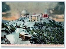 c1905s Lick Observatory Winter Scene Mt Hamilton California CA Unposted Postcard picture