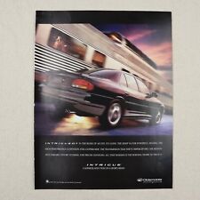1997 Oldsmobile Intrigue Print Ad Vintage 90s Paper Magazine Clipping Car GMC picture