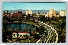 Los Angeles CA-California, Wiltshire Blvd, c1957Postcard picture