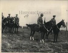 1923 Press Photo Gen Fisk & Gen Pershing with troops at Ft Mead - nem30735 picture