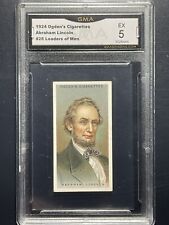 1924 Ogden’s Leaders of Men, Abraham Lincoln - GMA 5 ￼EX picture