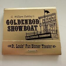 Vintage Full Matchbook - Goldenrod Showboat - St Louis, Missouri picture