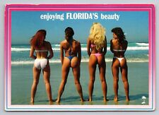 Enjoying Florida's Beauty Florida Vintage Posted 1996 Fort Lauderdale Postcard picture