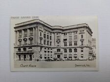 Danville, Illinois Real Photo Postcard Courthouse Unposted RPPC See Note  picture