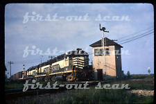 R DUPLICATE SLIDE - GM&O 618 GP-35 Action on Frt Springfield IL 1960 picture