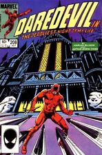 DAREDEVIL #208 VF, Harlan Ellison-s, Direct Marvel Comics 1984 Stock Image picture
