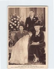 Postcard H.M. Queen Mary H.M. The King And H.RH. Princess Elizabeth picture