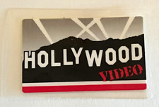 Vintage HOLLYWOOD VIDEO MEMBERSHIP CARD 90s Movie Rental Store CALIFORNIA picture