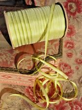ANTIQUE 10 meters pastel green artificial silk ribbon picture