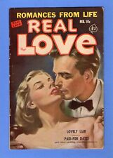 REAL LOVE 44 LOVELY LIAR 1952  Golden Age Romance  Photo Cover picture
