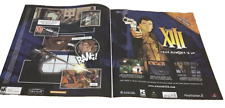 2003 XIII Thirteen 13 Your Number Is-Up PS2 Game = 2pg Promo PRINT AD B picture
