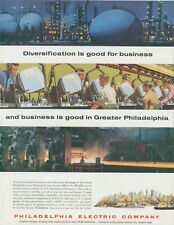 1957 Philadelphia Electric Company Diversification Good Business Print Ad SP21 picture