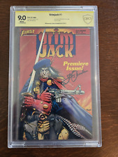 Grimjack #1 CBCS SS 9.0 1984 First Comics Premiere Issue SIGNED John Ostrander picture