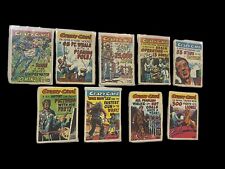 1961 Topps CRAZY CARDS - lot of 9 original trading cards picture