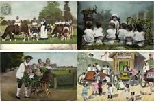 MULTIPLE BABIES CHILDREN 48 Vintage Postcards Mostly pre-1930 (L6660) picture