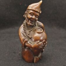 Chinese Antique Bronze Exquisite Living Buddha Ji Gong Drunkenness Ornament picture