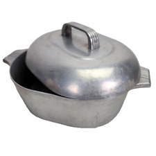 Wagner Ware Magnalite 4263 Sidney O Roasterette Oval Dutch Oven Lid Pot Aluminum picture