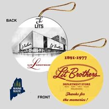 LIT BROTHERS Christmas Ornament - Vintage Defunct Department Store Philadelphia picture