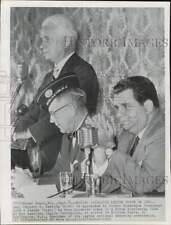 1963 Press Photo Senator Kenneth Keating, Nicaraguan Pres. Somoza at forum in DC picture