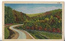 VTG Post Card - S-1087 Road Curve in the Mountain - Unknown Location picture