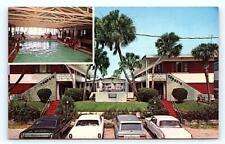 DAYTONA BEACH, FL Florida ~ CORSAIR APARTMENTS c1960s Cars Roadside Postcard picture