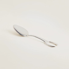 NEW HERMES ATTELAGE STAINLESS STEEL COFFEE SPOON #P006012P BRAND NIB FRANCE F/S picture