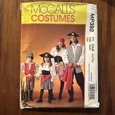 UNCUT McCall’s Adult Pirate Costumes MP221 Small-X-Large picture