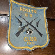 Rare ROSLYN R R CLUB INC. Felt Patch picture