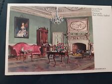 Postcard Kenmore House Drawing Room Interior Fredericksburg VA Virginia   picture