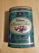 Vintage Cadbury's Almond Nuts Metal Tin Empty Pre-owned  picture