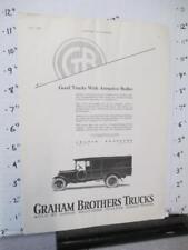 magazine ad 1923 GRAHAM Bros Dodge truck Detroit Evansville IN candy industry picture