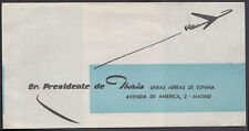 Iberia Airlines Passenger Experience Evaluation mailer 1960s picture