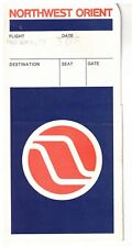 1972 Northwest Orient Airway Ticket Envelope only picture