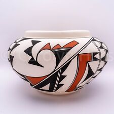Acoma New Mexico Native American pottery bowl signed picture