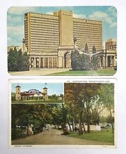 Vintage Postcard Lot of 2 Denver Colorado Hilton Overland Park  picture