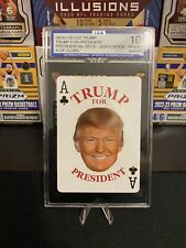2024 Hero Decks Vote Trump Playing Card Donald Trump - Ace Of Clubs (ISA 10) picture