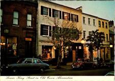 Alexandria, VA Virginia  LOWER KING STREET SCENE~Old Town Stores  4X6 Postcard picture