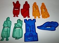 Set of 8 Vintage 50's Robin Hood Flour Plastic Cookie Cutters picture