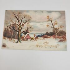 Postcard, A Merry Christmas, Posted 1908 picture