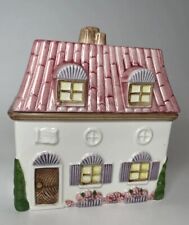 Lord and Taylor Victorian Village Collection 5” Canister House Cottage Ceramic picture
