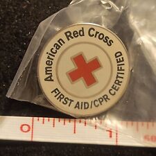 American Red Cross First Aid CPR Certified pin lapel tie tack picture
