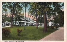 Pittsfield MA The Maplewood WB Near Mint unused  picture