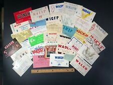 Group Of 37 Vintage Ham Radio QSL Cards Postcards CB Amateur Shortwave  picture