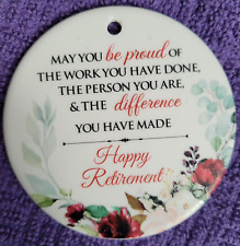 May You be Proud...Happy Retirement Christmas ornament (v. nice) picture
