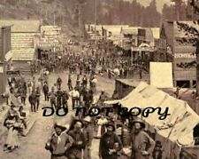EARLY 1870'S REPRODUCTION 8X10 PHOTOGRAPH DEADWOOD SOUTH DAKOTA # 2 picture