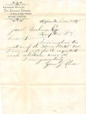 Farmer’s Mutual Fire Insurance Berks Lehigh Pa Antique Signed Autograph Letter picture
