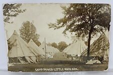 Antique Camp Shaver Little Rock Arkansas RPPC Postcard Civil War picture