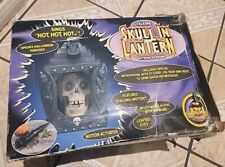 Vintage 1997 GEMMY Animated Talking Skull Lantern Halloween Tested WORKS BOX INC picture