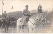 57 - n°84306 - METZ - general on his horse - photo card picture