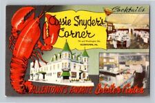 1940'S. COSSIE SNYDER'S CORNER. ALLENTOWN, PA. POSTCARD WA15 picture